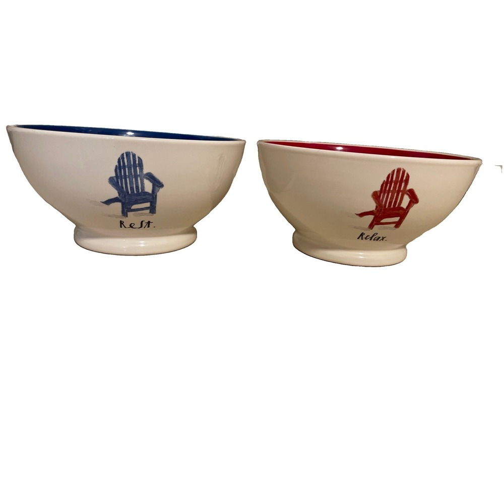 Rae Dunn By Magenta Bowls Relax Rest